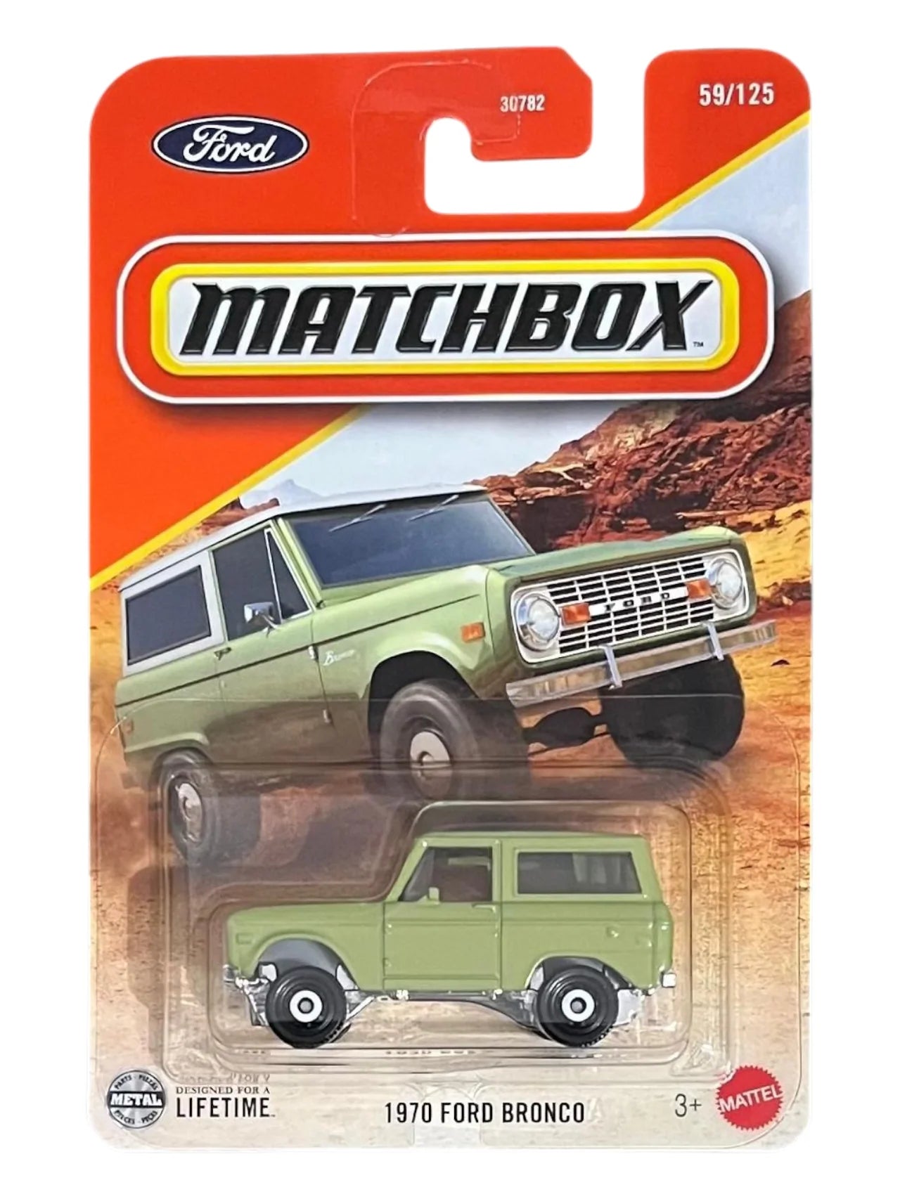 Matchbox 1970 Ford Bronco Off-Road 4x4 #59/125 Diecast Vintage Model