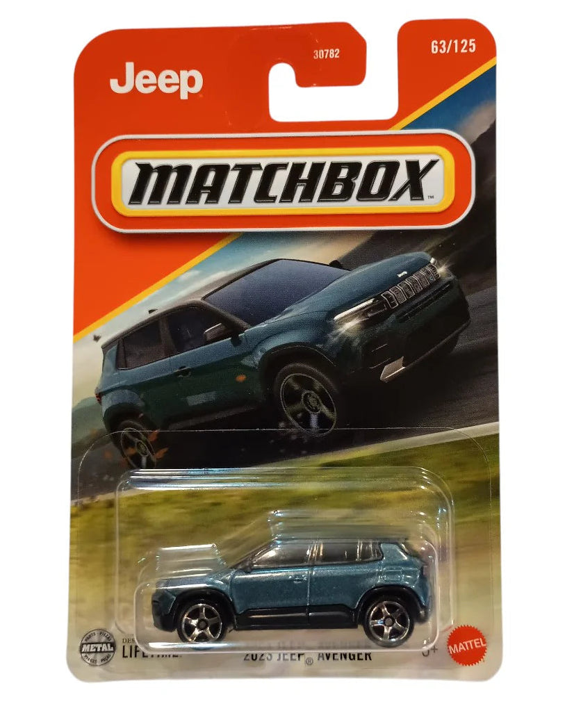 Matchbox 2023 Jeep Avenger EV Electric SUV #63/125 Diecast Model MOC