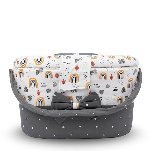 Baby Gift Basket & Newborn Starter Kit Diaper Bag Caddy Organizer Maternity Essentials for Pre & Post Delivery