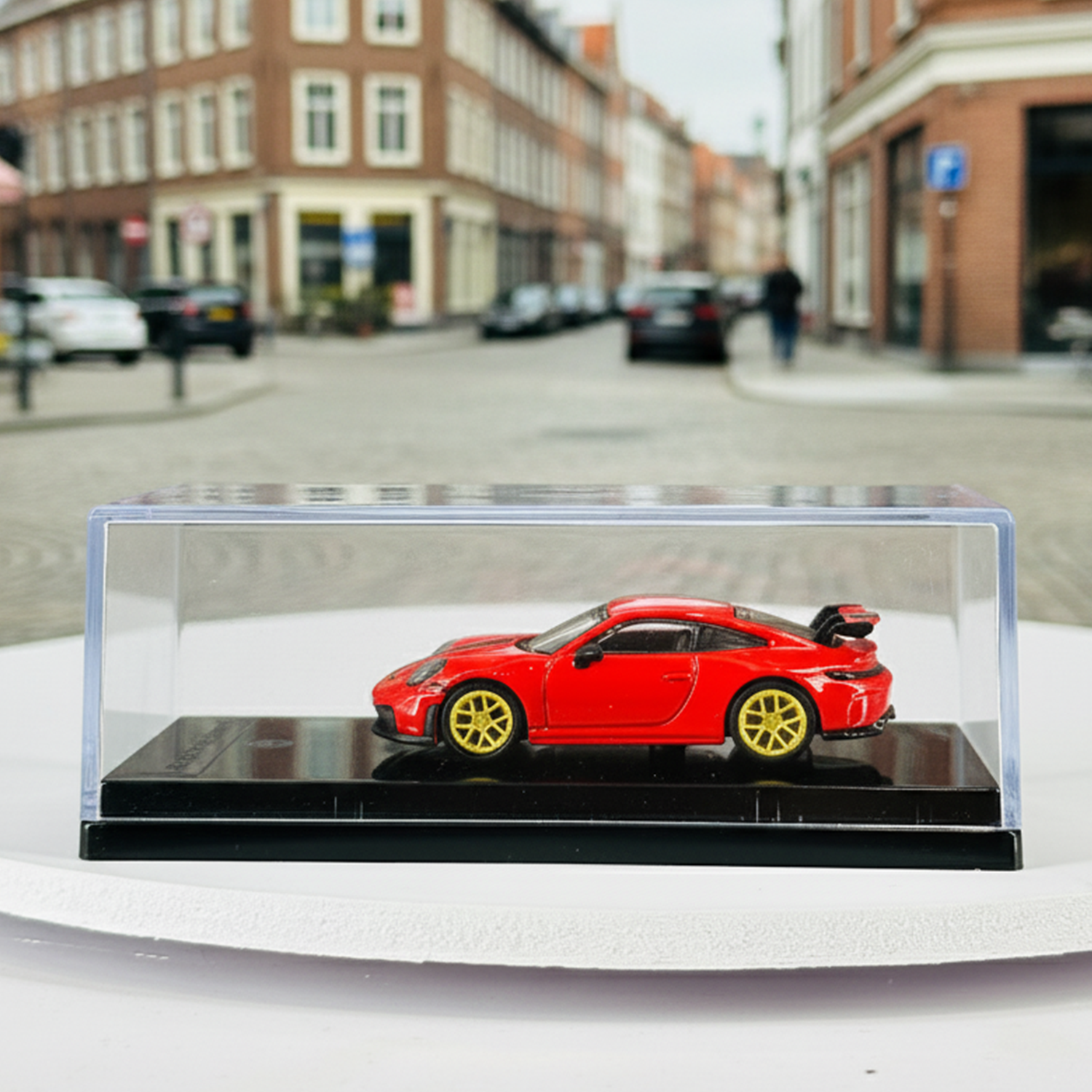 Porsche 911 GT3 (992.2) Guards Red 2025 Scale 1:64 Die-Cast Model Car Toy for Kids & Collectors