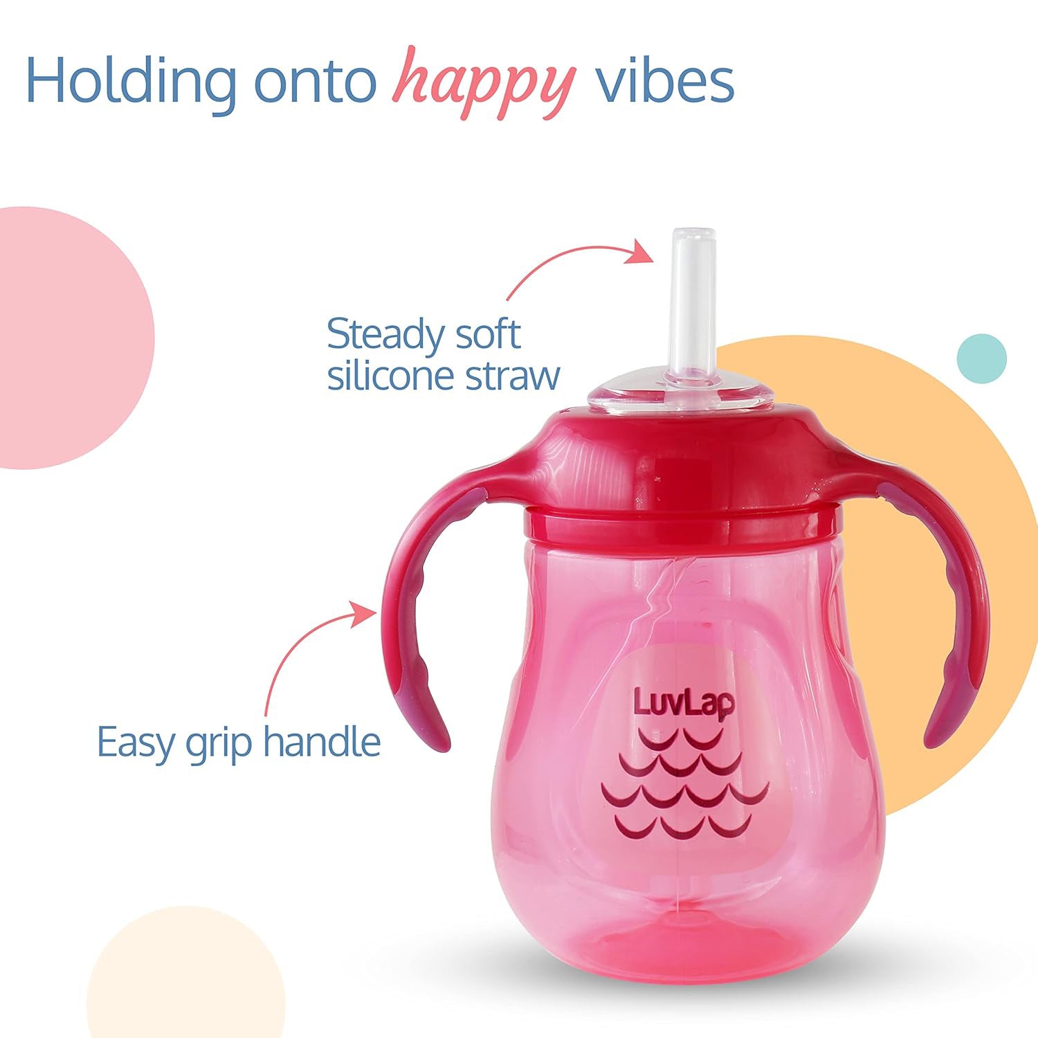 Character Sipper Bottle with Weighted Straw – Baby Essentials for Newborn Feeding