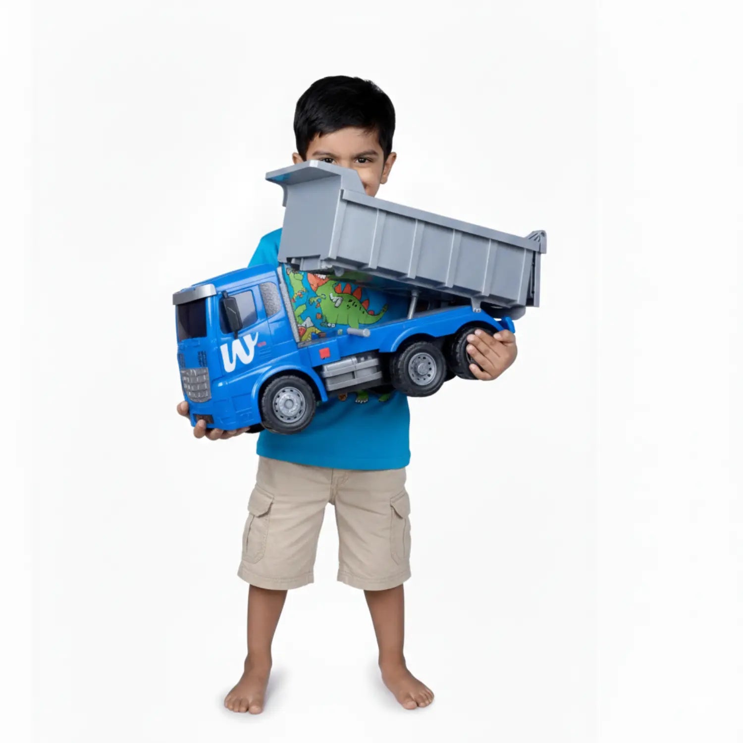 Heavy Duty Dumper Truck Toy - Friction Powered