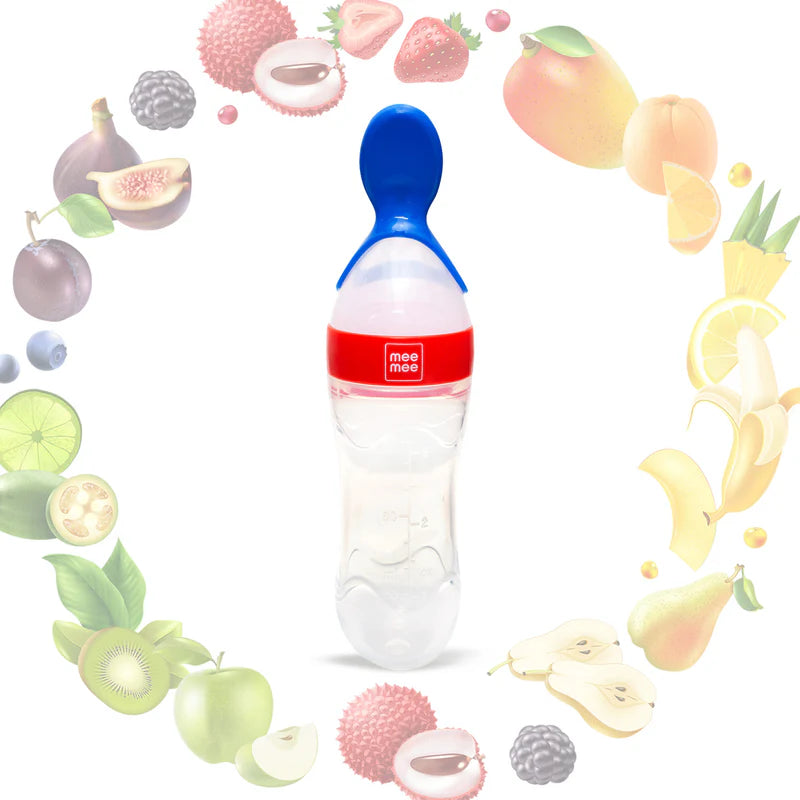 Squeezy Silicone Food Feeder – Baby Essentials for Newborn Feeding