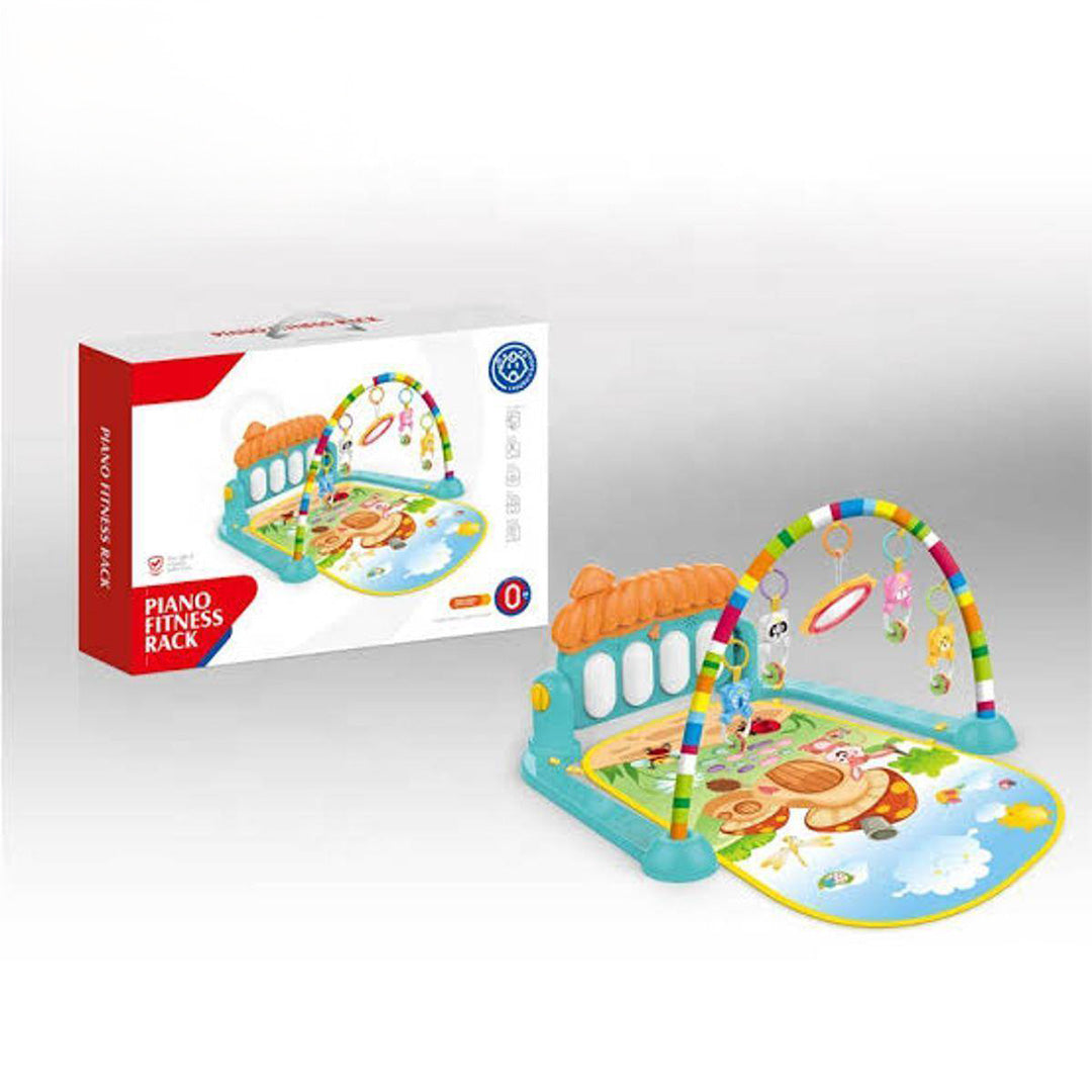 Kick & Play Baby Piano Gym Mat – Multicolor Musical Activity Center with Hanging Toys | Baby Essentials, Newborn Essentials & Best Toys for Newborns