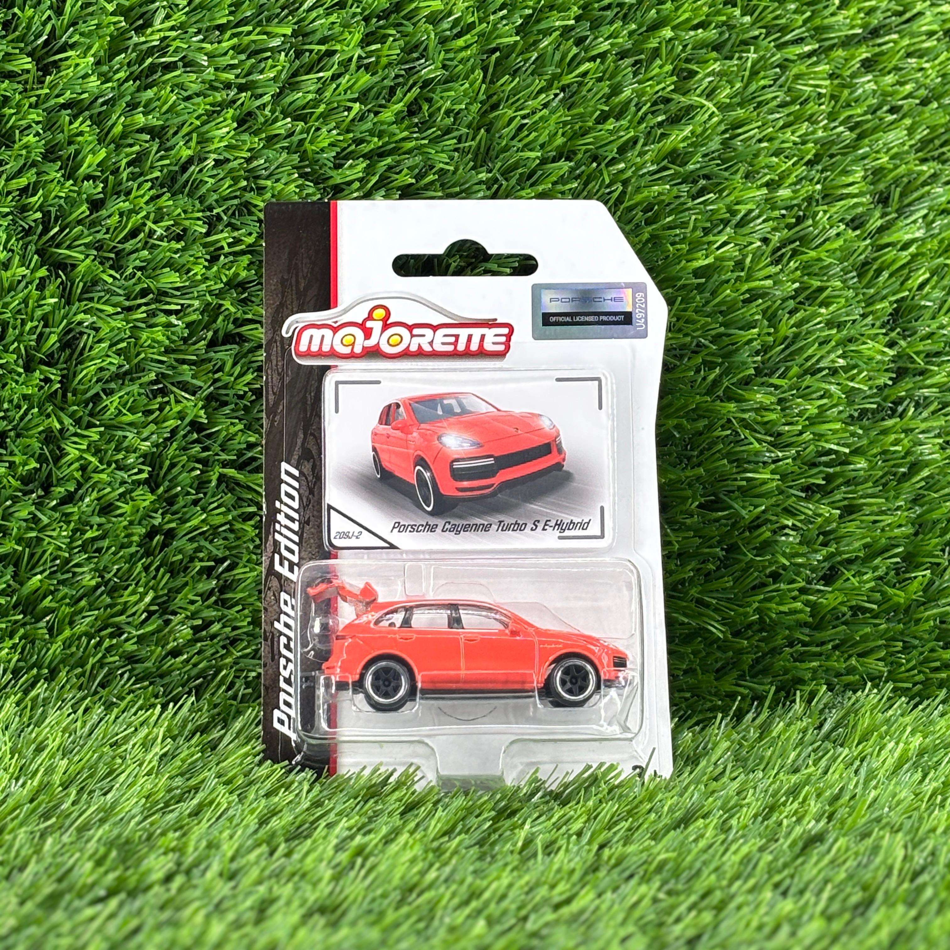 Majorette Porsche Cayenne Turbo S E-Hybrid Edition Die-Cast Car - Premium Collectible Toy Vehicle