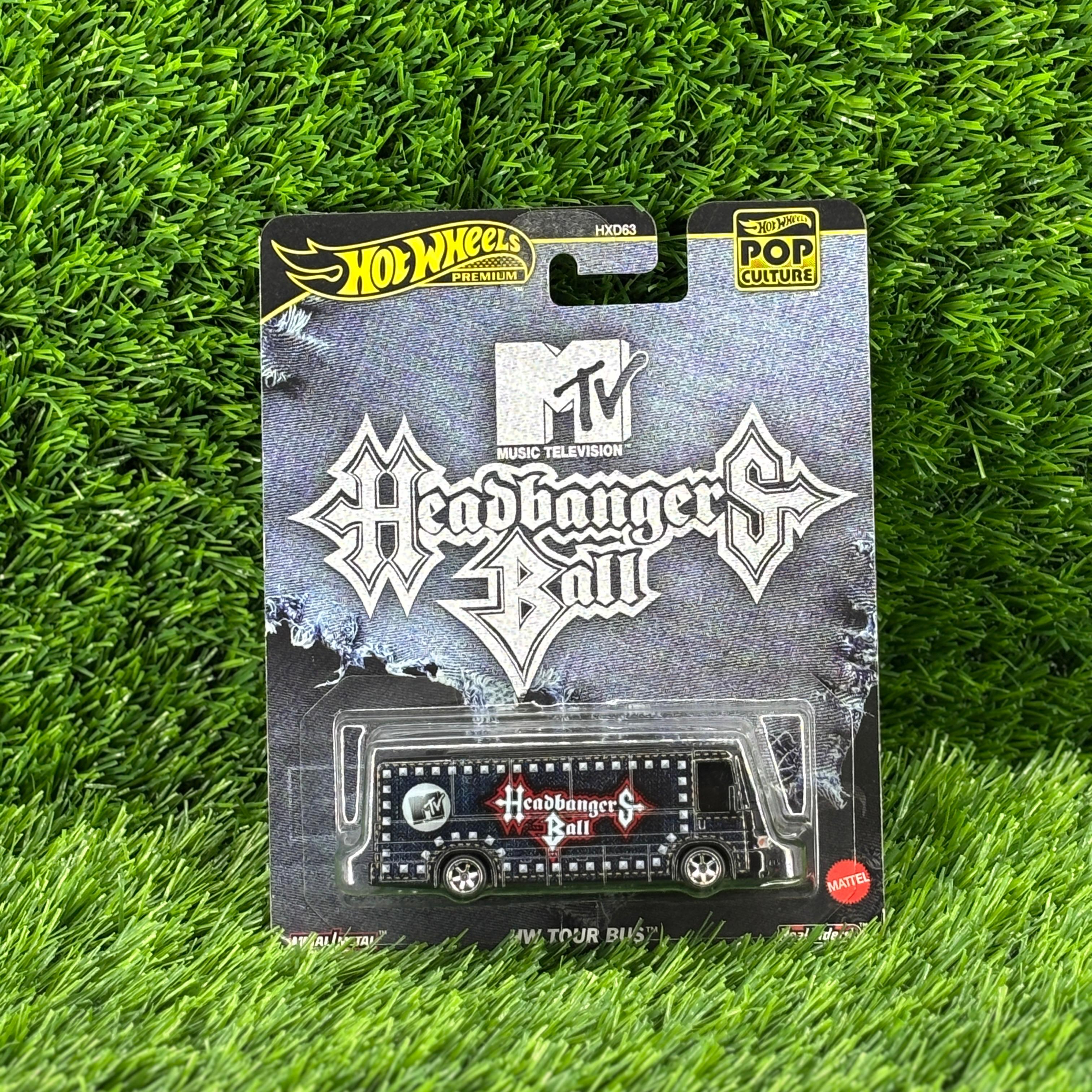kidonex Hot Wheels Premium Pop Culture MTV Headbanger's Ball VW Tour Bus Die-Cast