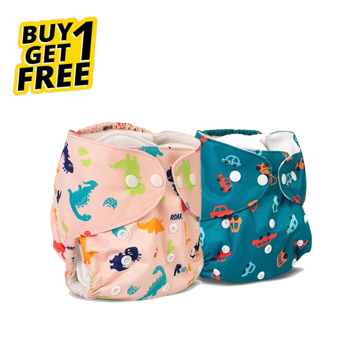 Mee Mee Reusable Cloth Diaper for Babies – Cute Printed Designs