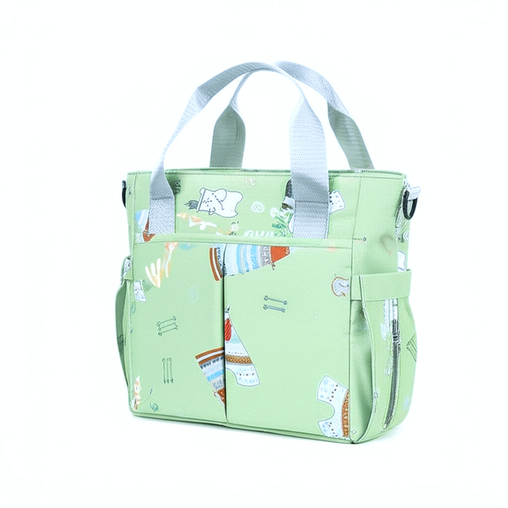 Compact Baby Diaper Tote Bag with Tissue Dispenser | Baby Essentials, Newborn Essentials & Infant Essentials