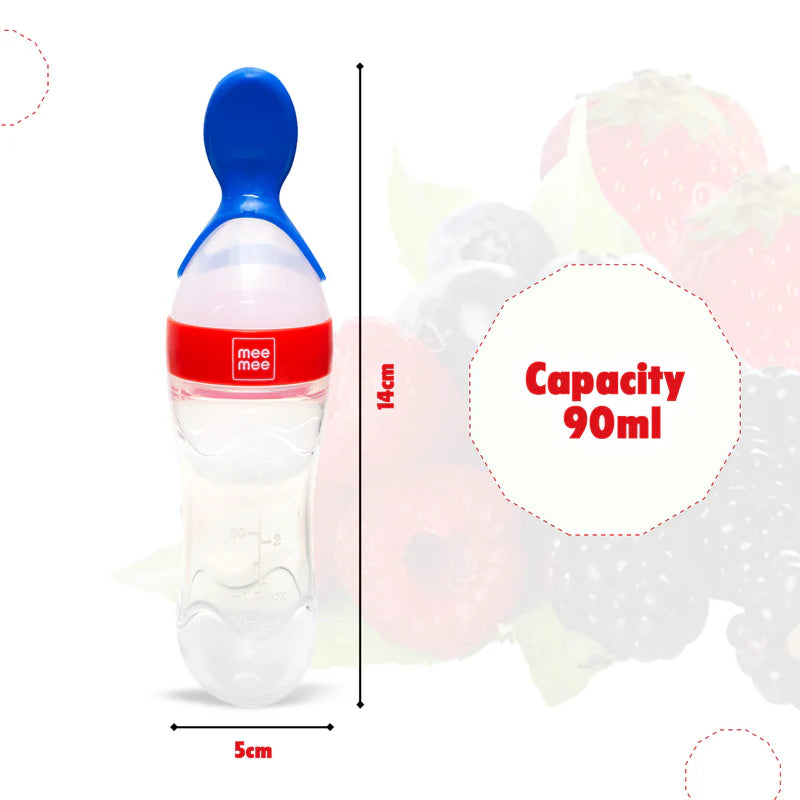 Squeezy Silicone Food Feeder – Baby Essentials for Newborn Feeding