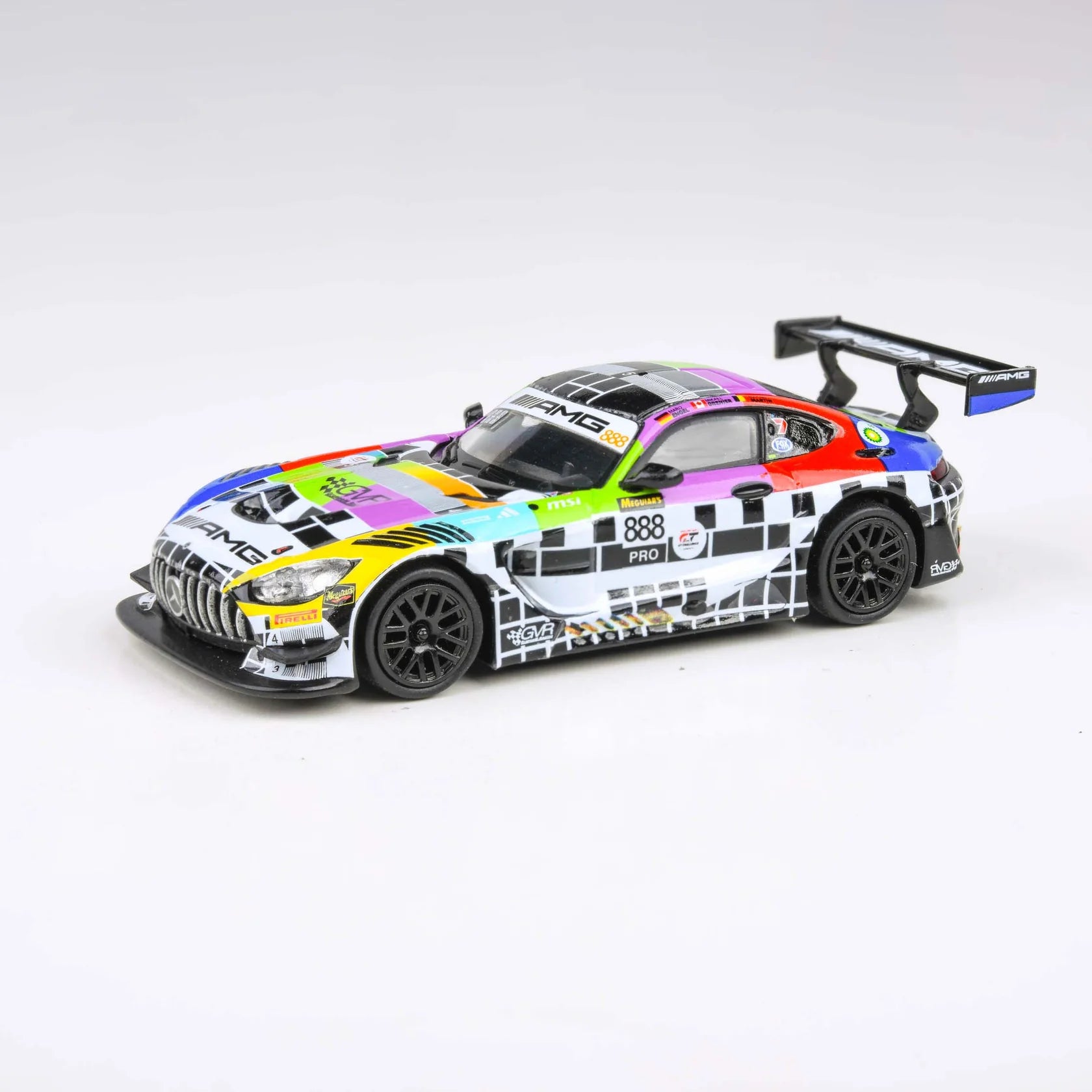 Mercedes-AMG GT3 2025 Bathurst 12H GruppeM Racing Scale 1:64 Die-Cast Model Car Toy for Kids & Collectors