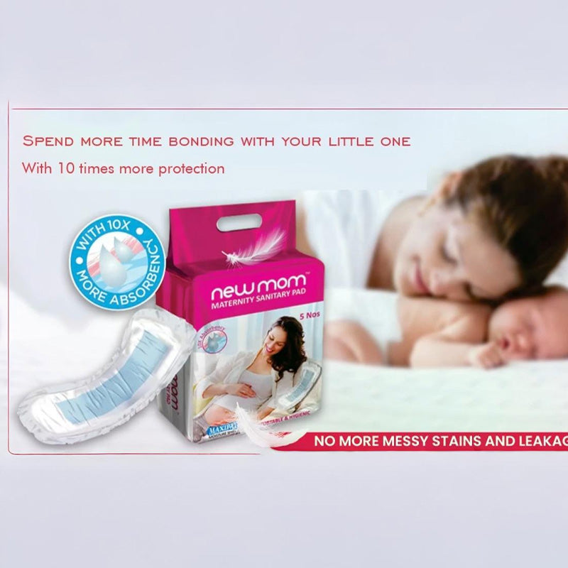 New Mom Maternity Sanitary Pad (Maxi Pad) | Maternity Essentials, New Mom Essentials & Postpartum Care