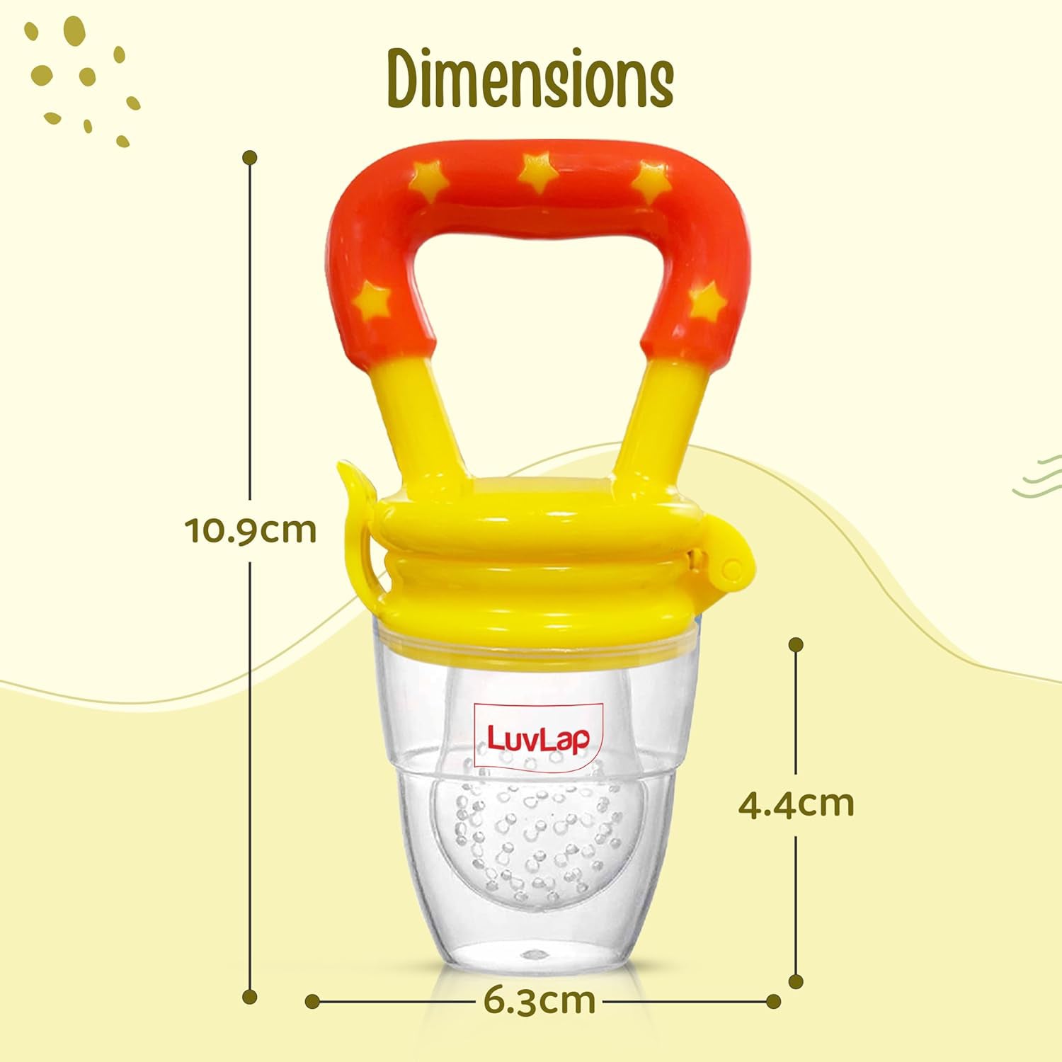 Baby Fruit & Food Feeder cum Teether – Baby Essentials for Newborn Feeding