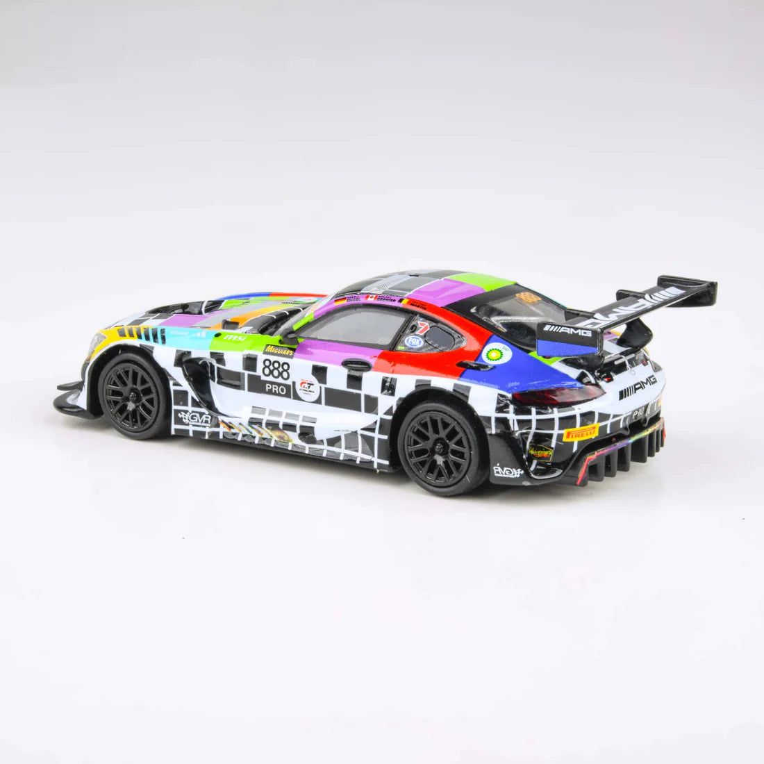 Mercedes-AMG GT3 2025 Bathurst 12H GruppeM Racing Scale 1:64 Die-Cast Model Car Toy for Kids & Collectors