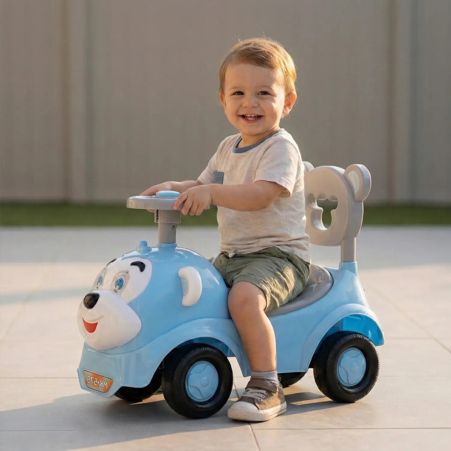 KIDONEX Ride On for Kids Baby Car Ride On for Kids 1 Years+ Push Car for Baby with Backrest and Under Seat Storage Utility Box for Toys (Pink)