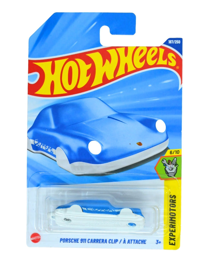 Hot Wheels Porsche 911 Carrera Clip [Blue] - Experimotors Series (167/250)