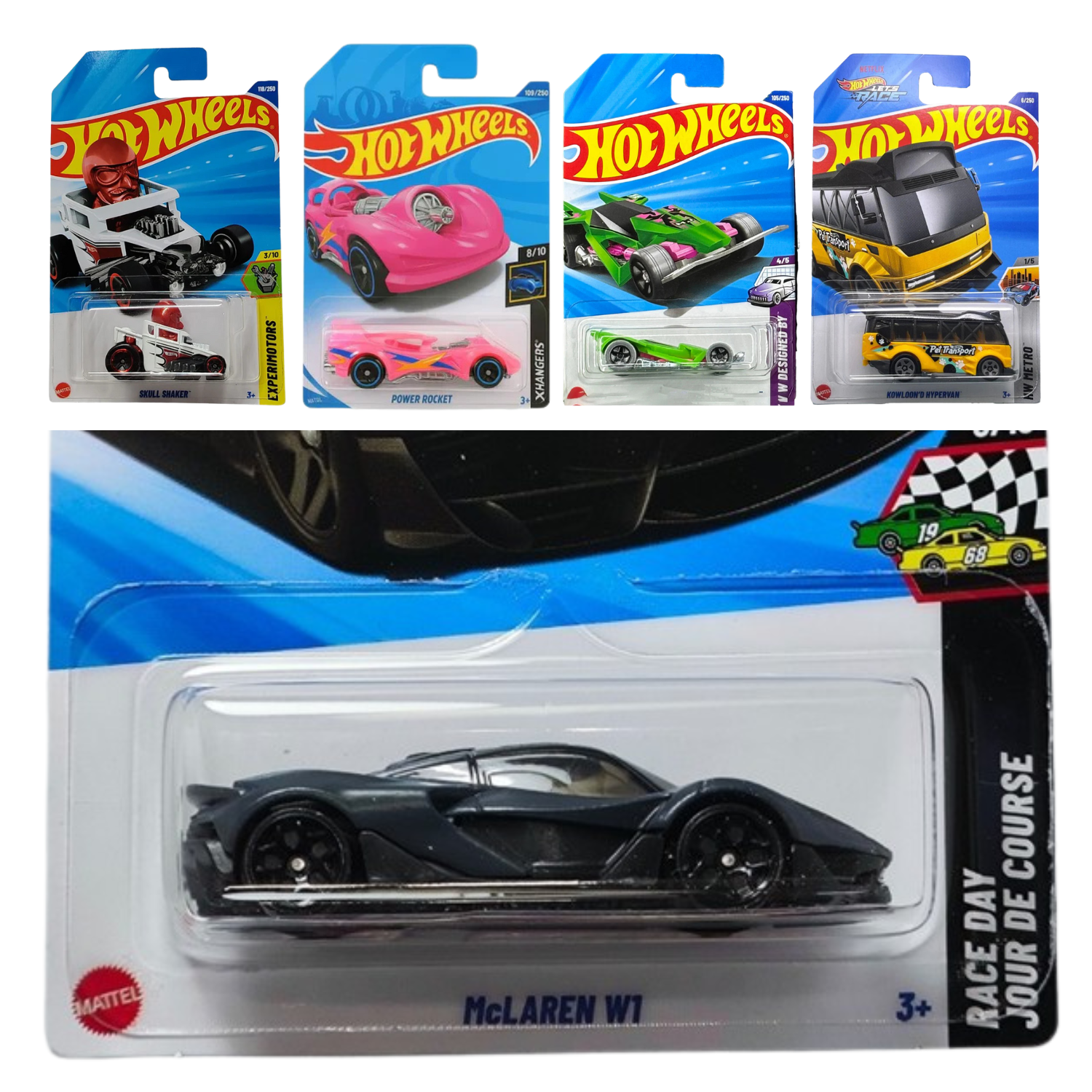 Hot Wheels Combo Pack 5 - McLAREN W1