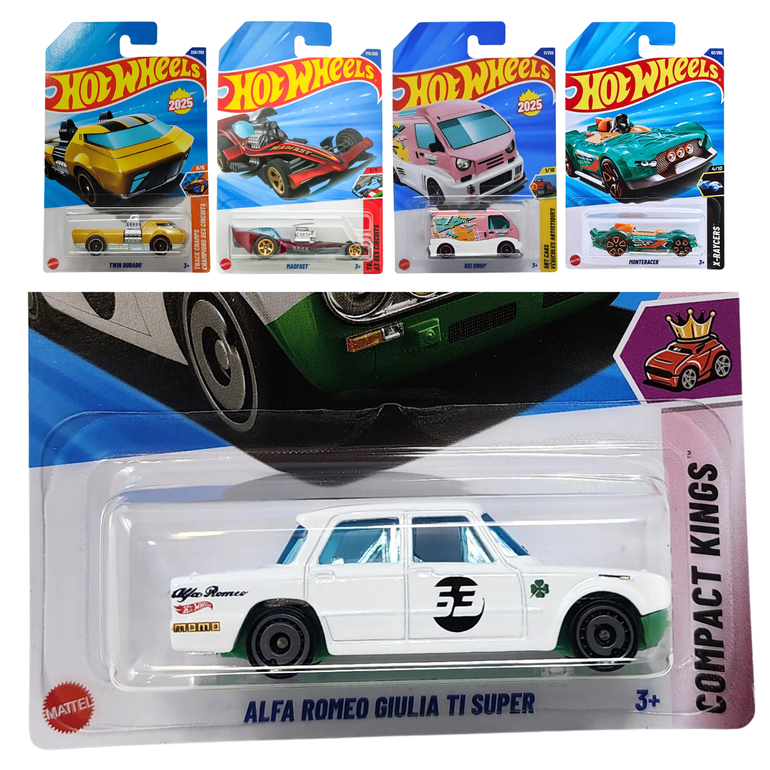 Hot Wheels Combo Pack 5 - ALFA ROMEO GIULIA TI SUPER