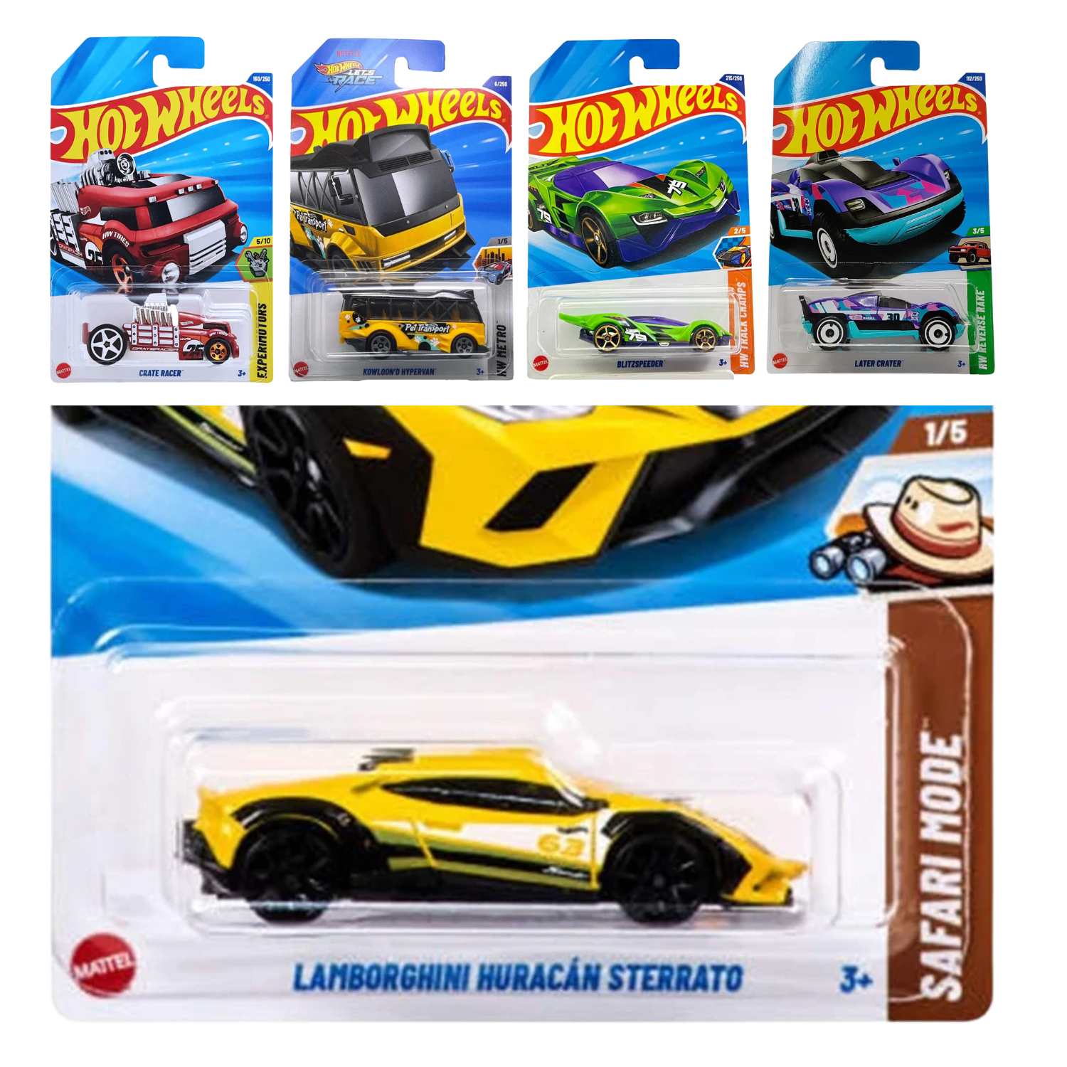 Hot Wheels Combo Pack 5 - LAMBORGHINI HURACAN STERRATO