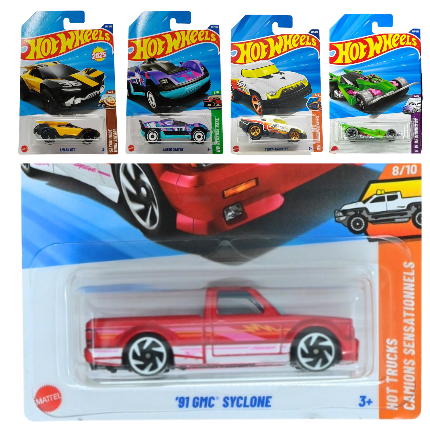 Hot Wheels Combo Pack 5 - 91 GMC SYCLONE