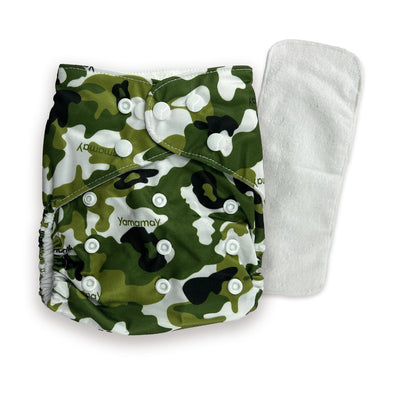 Adjustable Reusable Baby Cloth Diaper with Leak-Proof (Multi Color)
