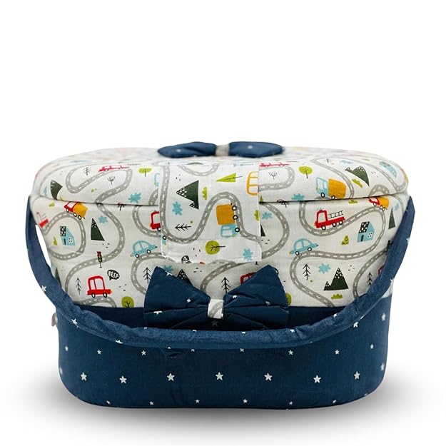 Baby Gift Basket & Newborn Starter Kit Diaper Bag Caddy Organizer Maternity Essentials for Pre & Post Delivery