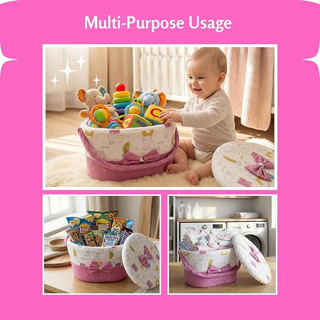 Baby Gift Basket & Newborn Starter Kit Diaper Bag Caddy Organizer Maternity Essentials for Pre & Post Delivery