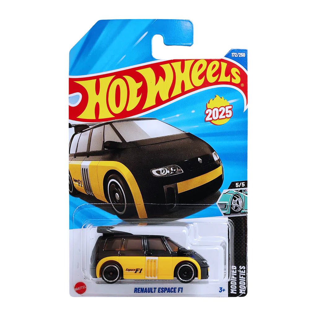 Hot Wheels Renault Espace F1 [Yellow] - 2025 HW Modified Series (172/250)