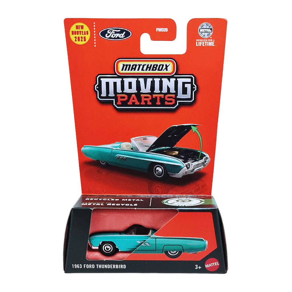 Matchbox Moving Parts - 1963 Ford Thunderbird [Turquoise] (2020, 22/50)