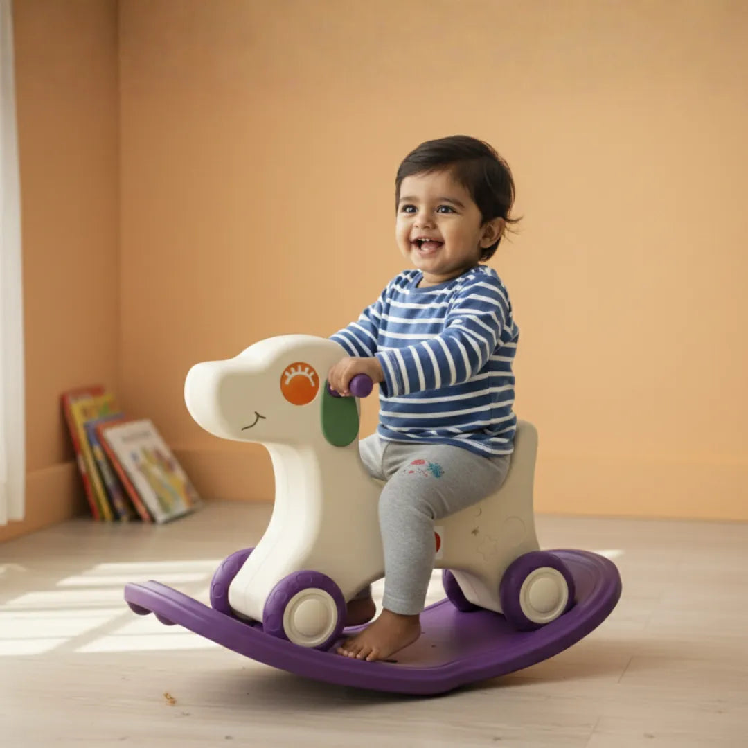 Kids Horse Rocker & See-Saw – Non-Toxic Indoor/Outdoor Toy