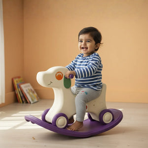 Kids Horse Rocker & See-Saw – Non-Toxic Indoor/Outdoor Toy