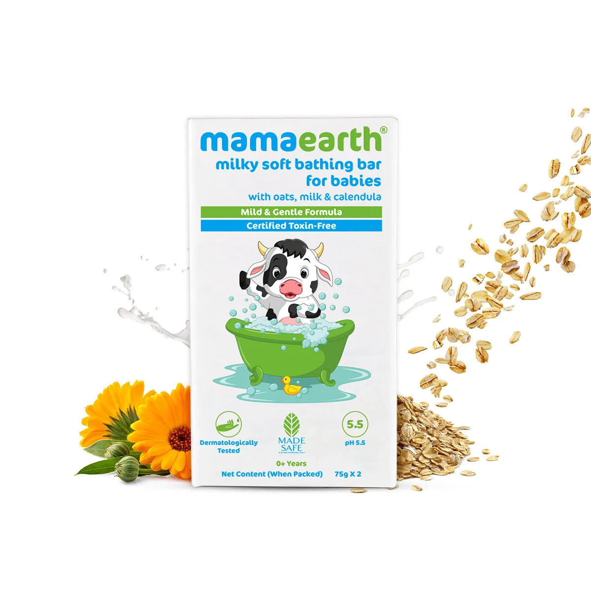 Baby Bath Bar – Pack of 2 Bars (75gm x 2) | Baby Essentials, Newborn Essentials & Infant Essentials