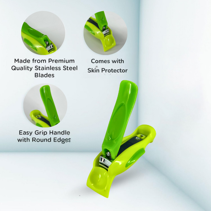 Baby Nail Cutter with Safety Grip – Safe Baby Nail Clipper for Newborns & Infants | Baby Essentials & Newborn Care Accessories