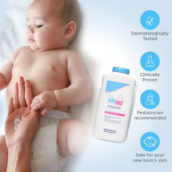 Baby Powder for Delicate Skin – With Olive Oil & Allantoin | Baby Essentials, Newborn Essentials & Infant Essentials