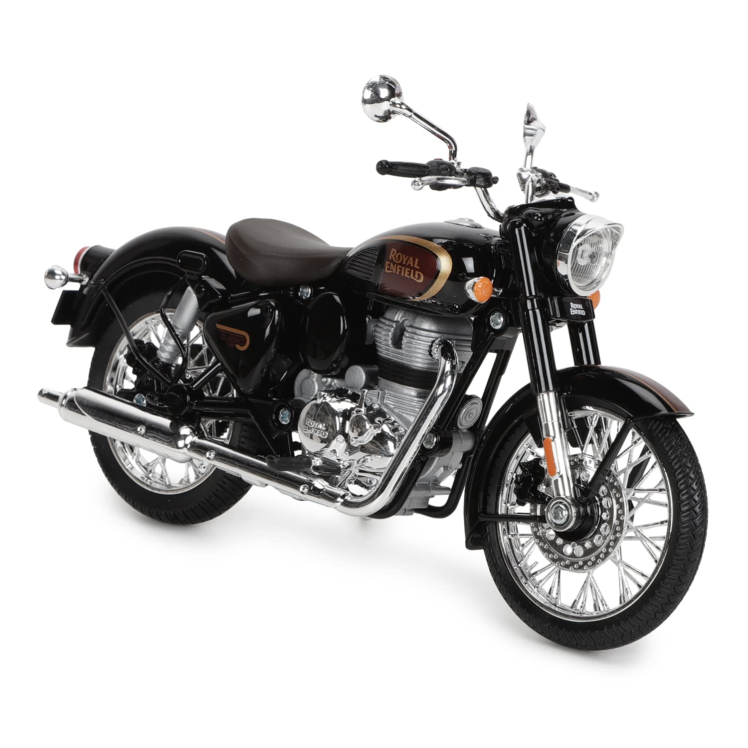 Royal Enfield Classic 500 Die-Cast Scale Model Bike – Toy Bike for Kids & Collectors
