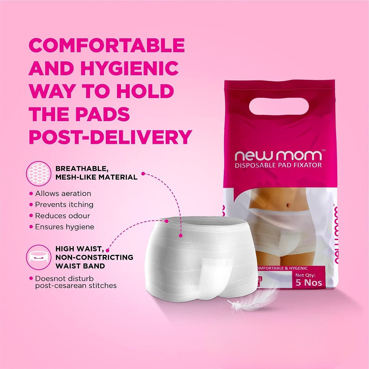 Disposable Pad Fixator (Postpartum Underwear) | Maternity Essentials, New Mom Essentials & Postpartum Care