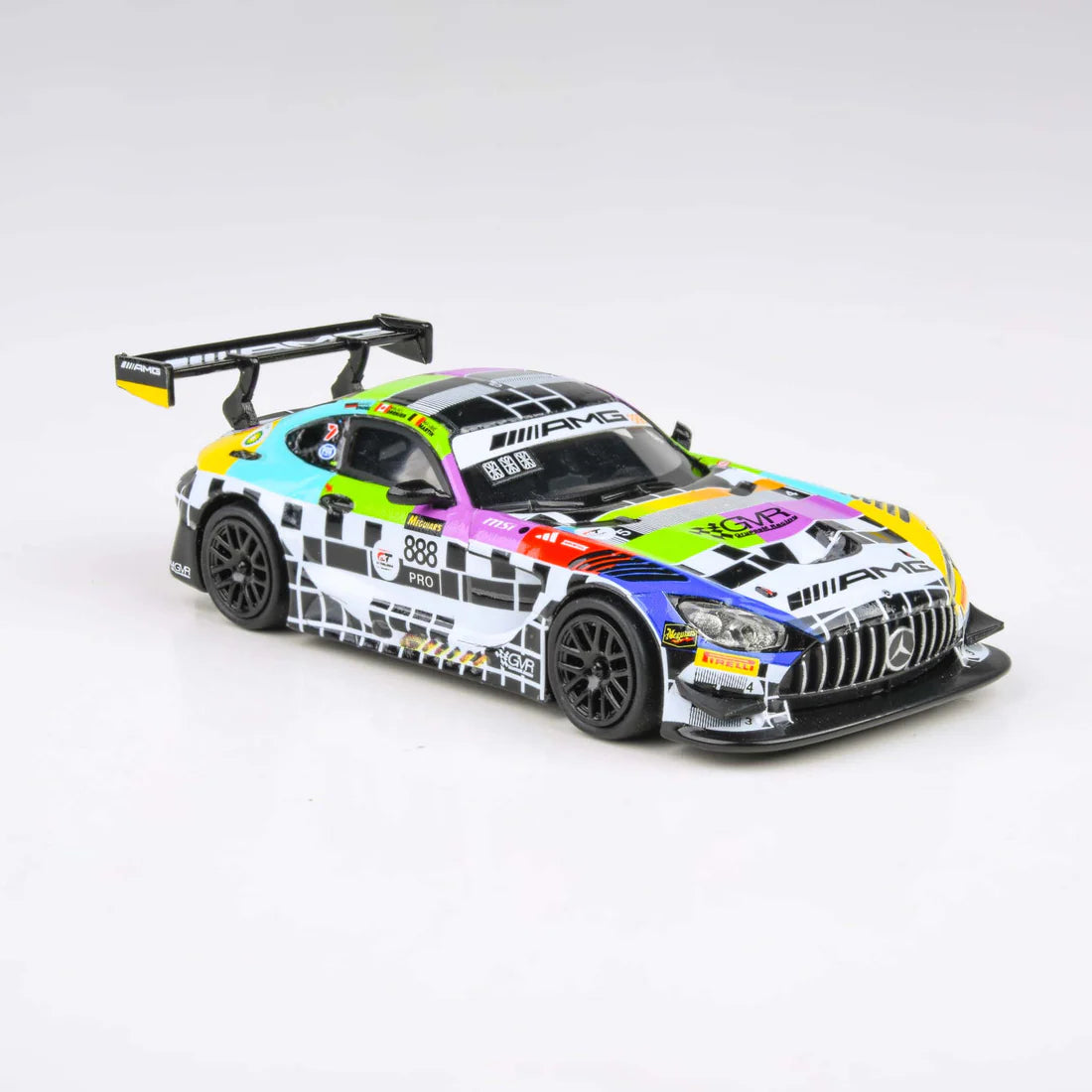 Mercedes-AMG GT3 2025 Bathurst 12H GruppeM Racing Scale 1:64 Die-Cast Model Car Toy for Kids & Collectors