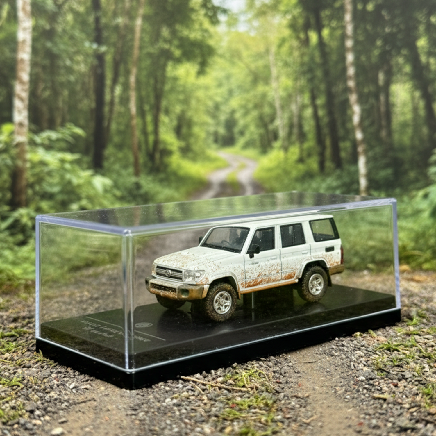 Toyota 2014 Land Cruiser 76 Off Road Effect Scale 1:64 – Die Cast Toy Car for Kids, Collectors & Miniature Vehicle Lovers