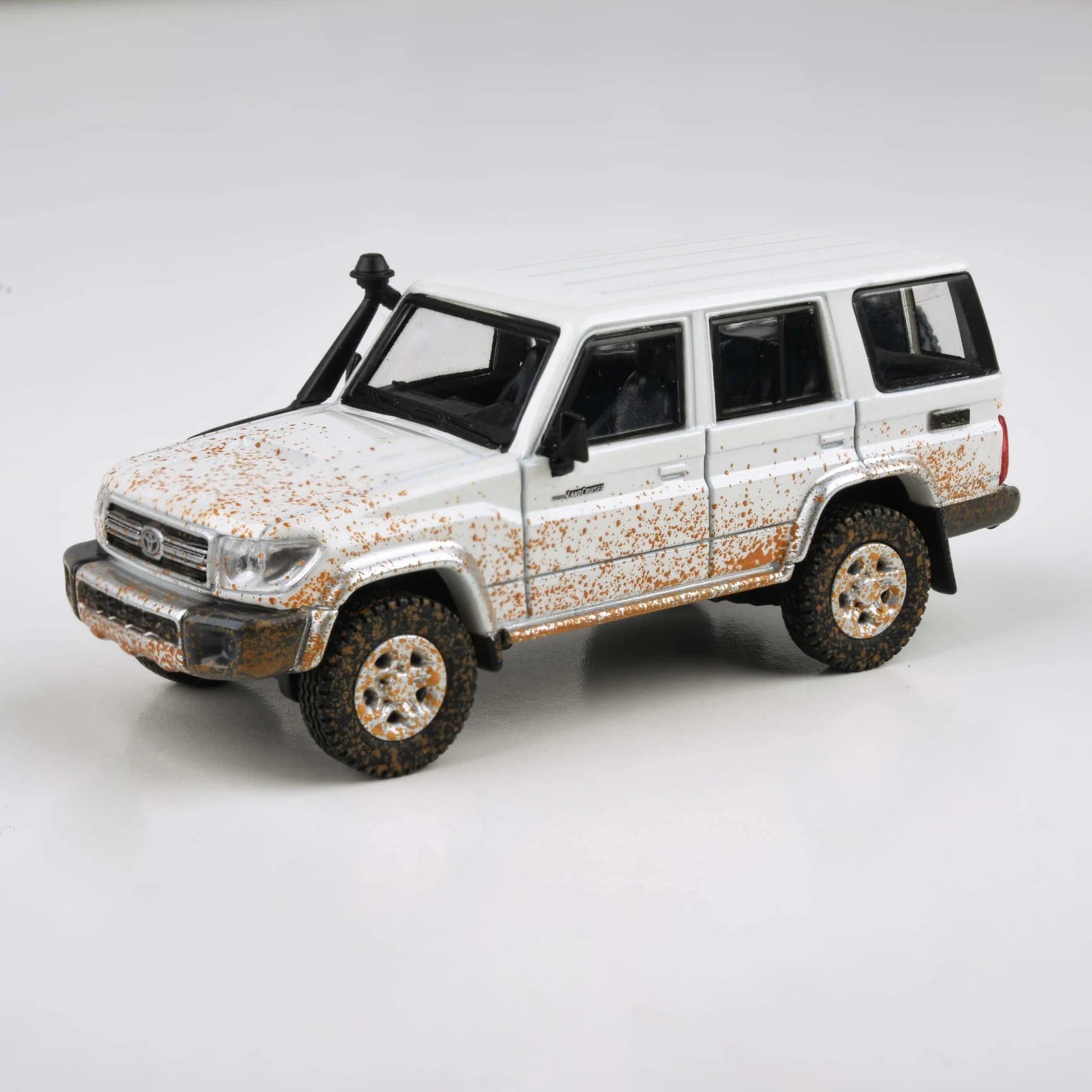 Toyota 2014 Land Cruiser 76 Off Road Effect Scale 1:64 – Die Cast Toy Car for Kids, Collectors & Miniature Vehicle Lovers