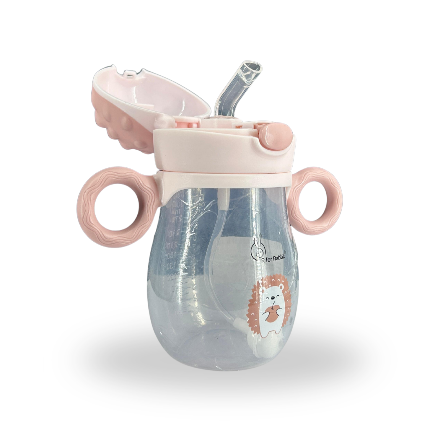 Spikey Baby Straw Sipper Bottle 320ml With Soft Silicone Straw And Leak Proof