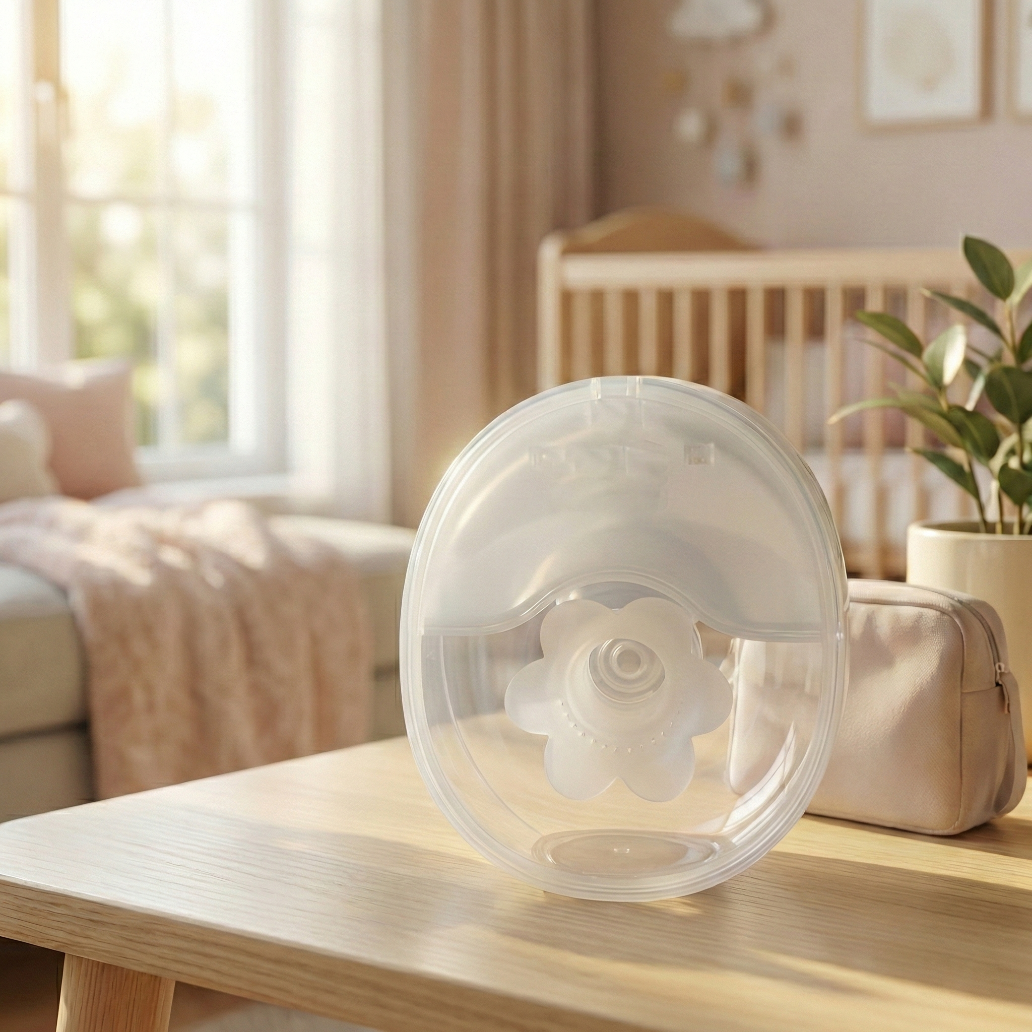 Wearable Hands-Free Electric Breast Pump with 4 Modes & Multi Suction Levels, Soft Silicone Comfort Fit