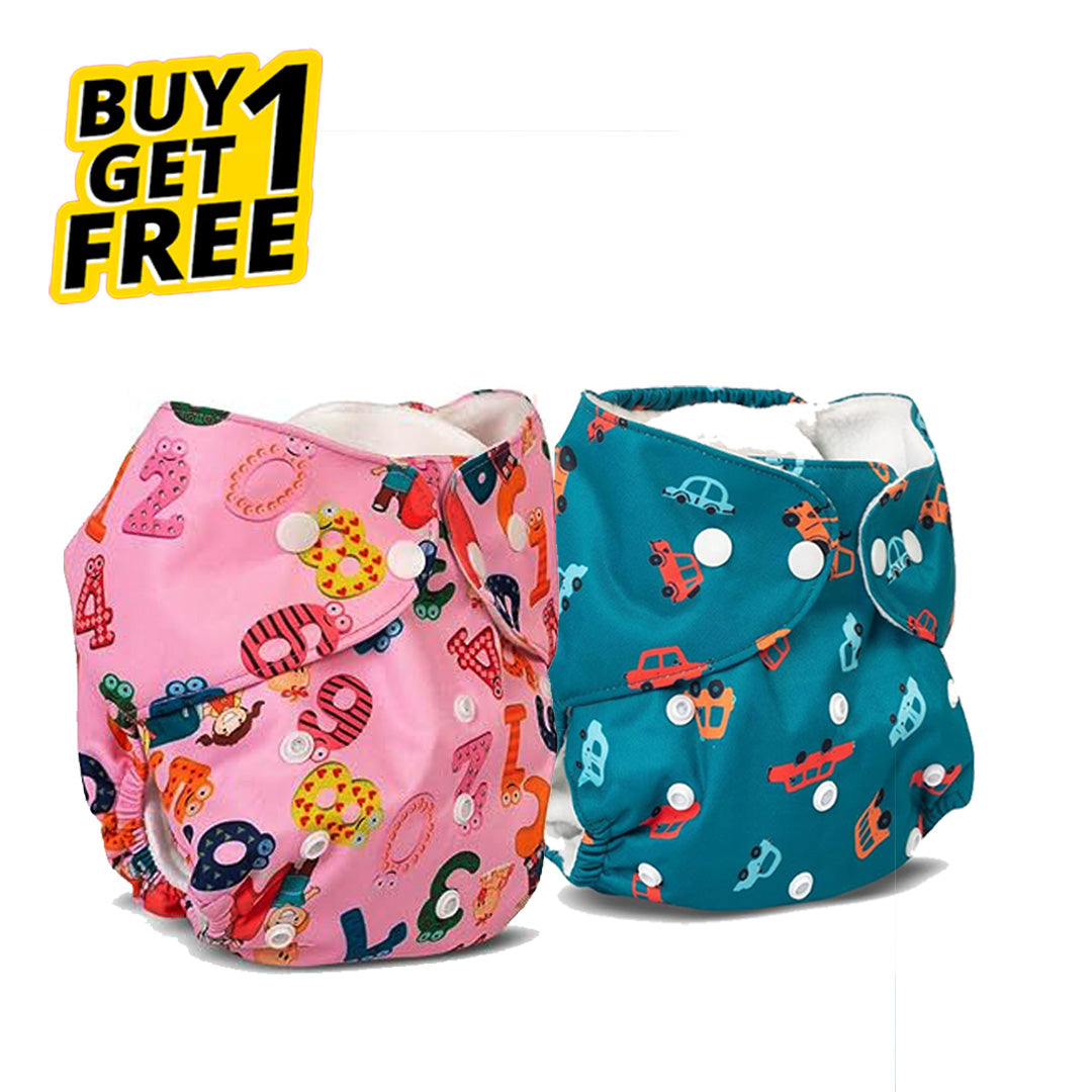 Mee Mee Reusable Cloth Diaper for Babies – Cute Printed Designs