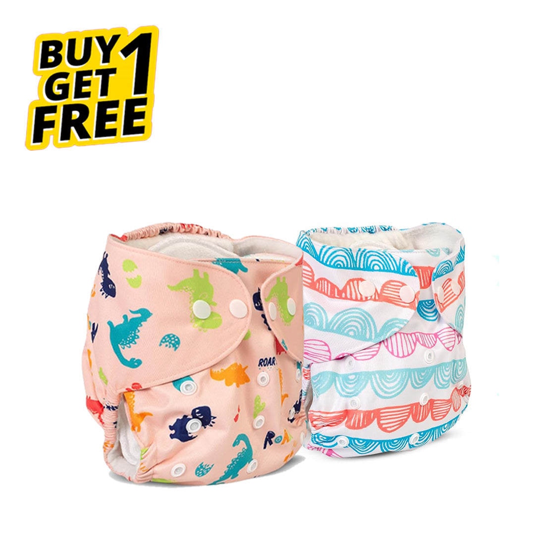 Mee Mee Reusable Cloth Diaper for Babies – Cute Printed Designs