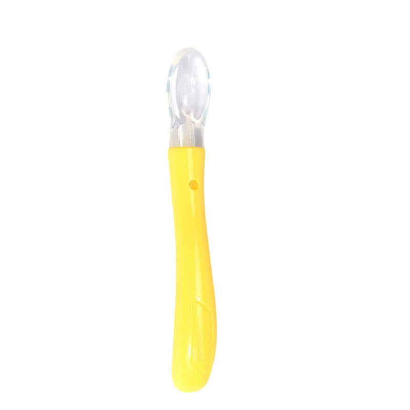 Soft Silicone Baby Feeding Spoon – Baby Essentials for Newborn Feeding