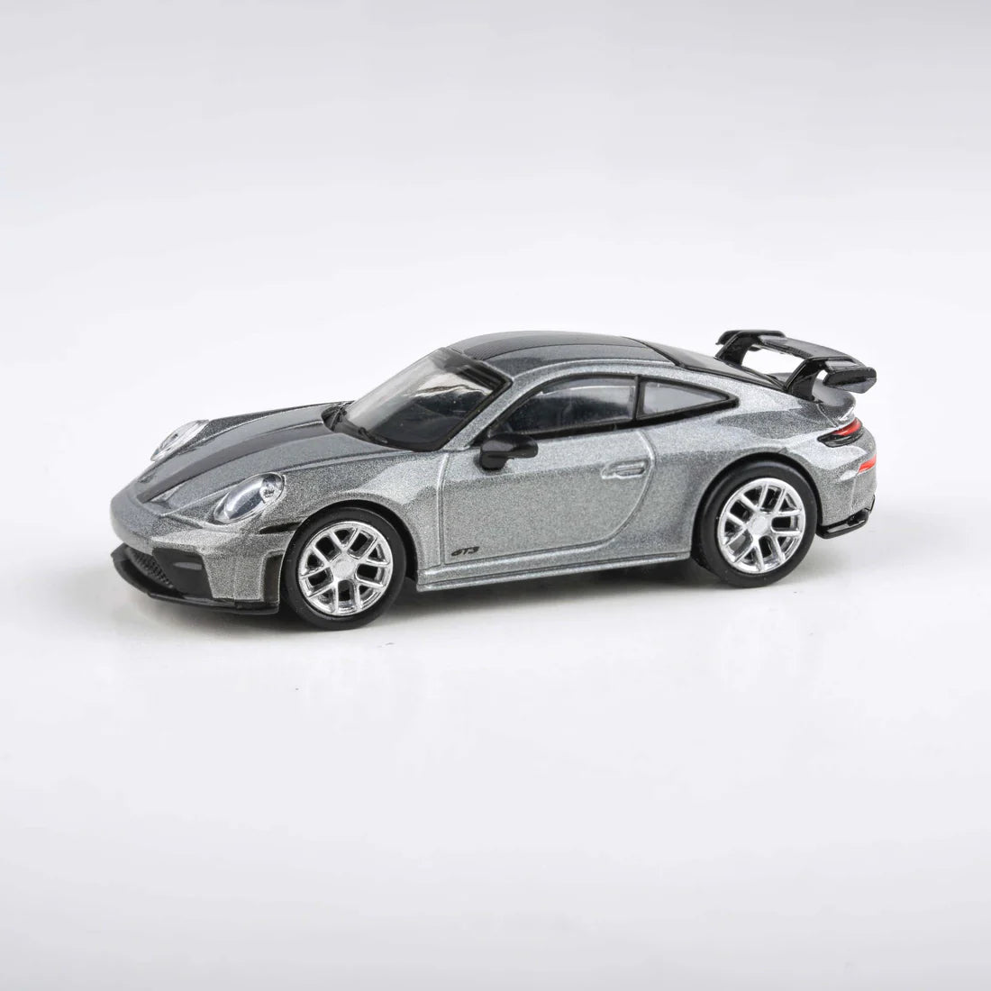 Porsche 911 GT3 (992.2) GT Metallic Silver 2025 Scale 1:64 Die-Cast Model Car Toy for Kids & Collectors