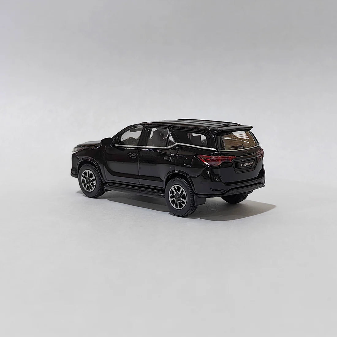 Toyota Fortuner Attitude Black 2023 Scale 1:64 Die-Cast Model Car Toy for Kids & Collectors – Miniature SUV Collectible Vehicle