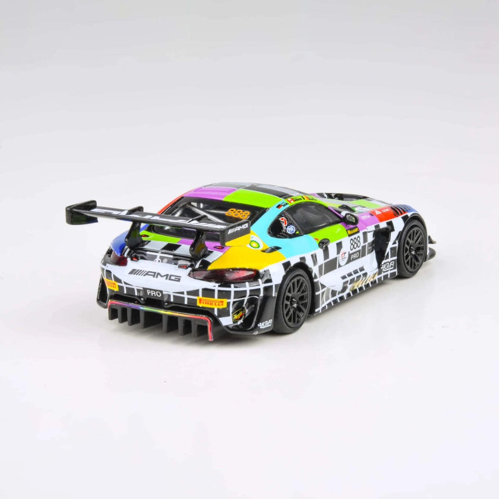 Mercedes-AMG GT3 2025 Bathurst 12H GruppeM Racing Scale 1:64 Die-Cast Model Car Toy for Kids & Collectors