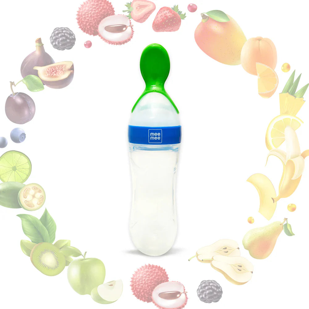 Squeezy Silicone Food Feeder – Baby Essentials for Newborn Feeding