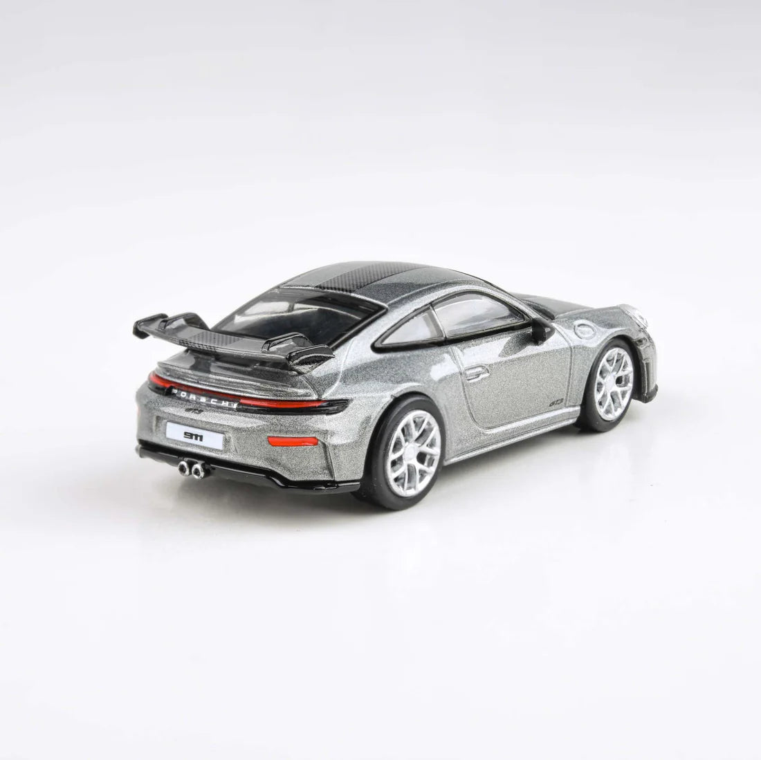 Porsche 911 GT3 (992.2) GT Metallic Silver 2025 Scale 1:64 Die-Cast Model Car Toy for Kids & Collectors