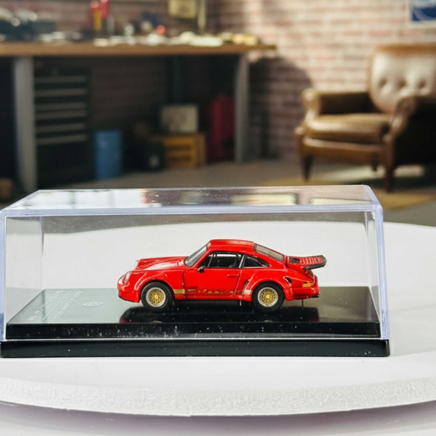 Porsche 911 Carrera RSR 3.0 Guards Red Scale 1:64 Die-Cast Model Car Toy for Kids & Collectors