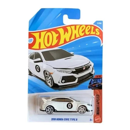 Hot Wheels 2018 Honda Civic Type R White A Case 2026
